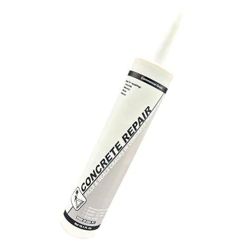 Akona Concrete Repair Tube - Liquid Crack Filler, Repair Cement, Cracks, Driveways, Patios, Ready-to-Use, Outdoor and Indoor (10 Ounce, 1)