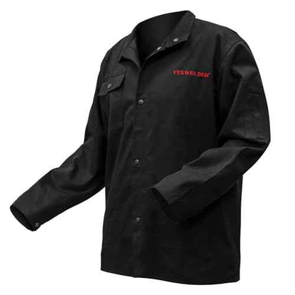 YESWELDER Flame Resistant (FR) Cotton Welding Jacket, NFPA2112 9oz, Light Weight Fire Retardant Weld Clothes for Men Women