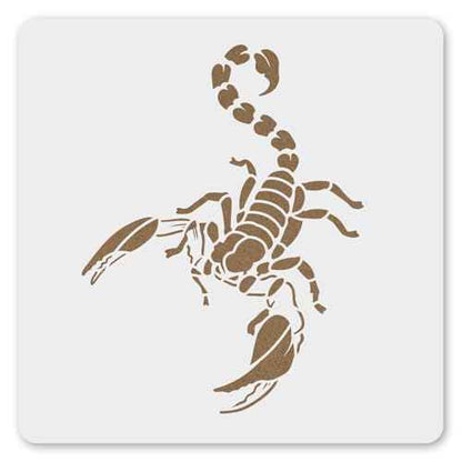 MAGJUCHE Scorpion Stencil 12 Inches, Reusable Scorpion Stencil for Painting DIY Crafts Decor