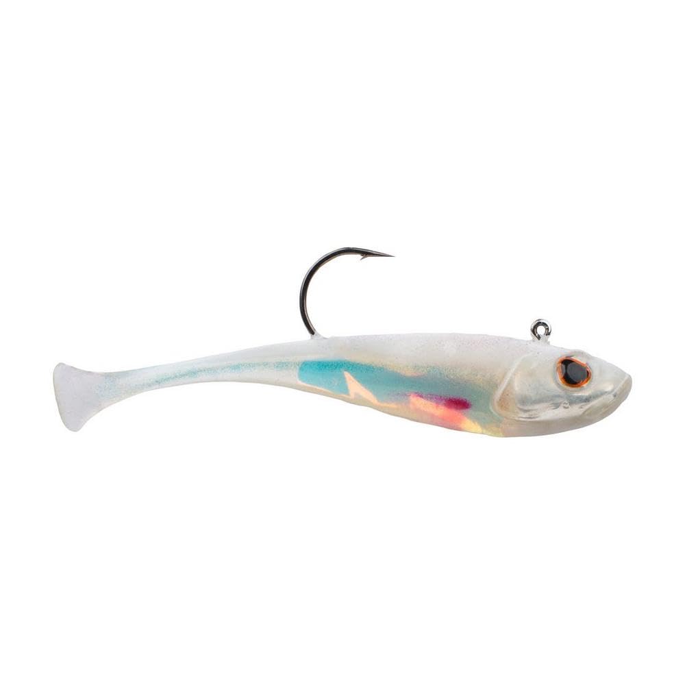 Berkley PowerBait Power Switch Fishing Bait, HD White Wizard, 4.25in, Irresistible Scent and Flavor, Ideal for Bass, Walleye, Panfish, Trout and More