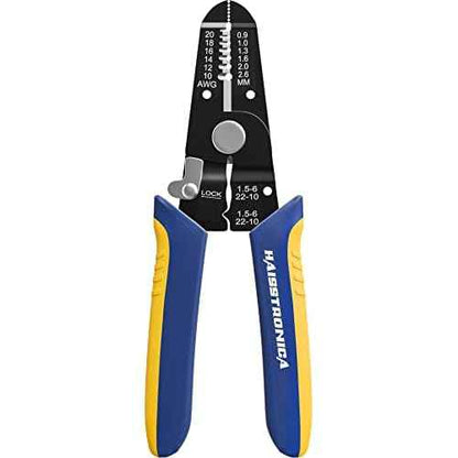 haisstronica Wire Stripper Tool, AWG 20-10 wire stripper crimper, Universal Wire Stripper and Multifunctional Hand Tool
