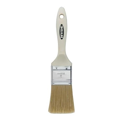Hyde Extra, White Soft Bristle, Straight Paint Brush with Wood Handle, 2 Inch, 47381