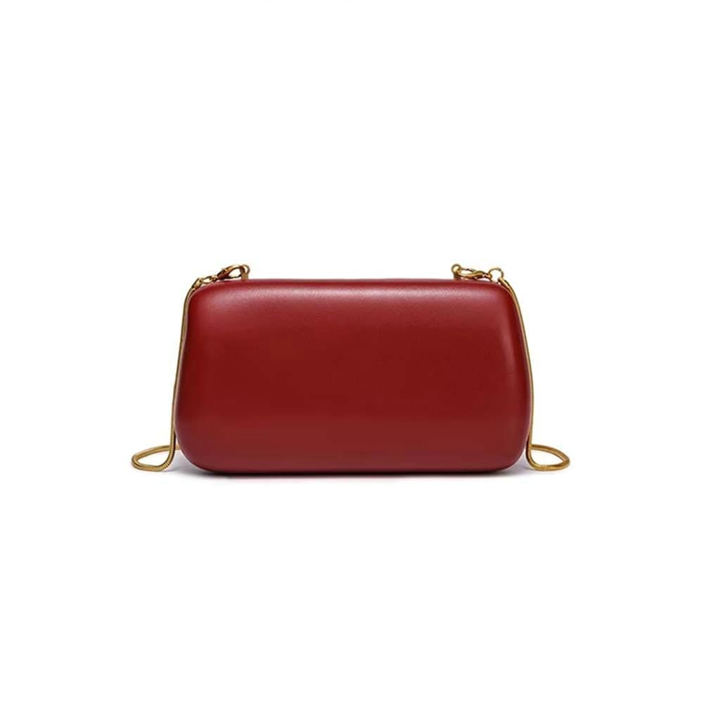 Women PU Leather Clutch Bag Stylish Elegant Clutch Evening Bag Crossbody Handbag Chain Purse for Wedding Party Prom
