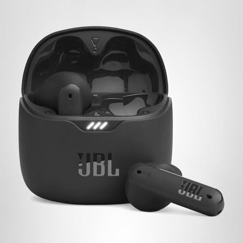 JBL Tune Flex - True Wireless Noise Cancelling Earbuds (Black), Small
