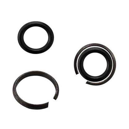 10 Packs 1/2" Impact Wrench Socket Retainer Rings with O-ring, Replacement Parts Compatible with IR, Snap-On, Chicago Pneumatic, Florida Pneumatics, and Air Cat Electric and Pneumatic Air Wrench