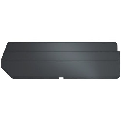 Akro-Mils 40234 Plastic Length Dividers for AkroBins Stackable Storage Bins Model 30234, Custom Storage Inserts for Tools, Crafts & Supplies, 6-Pack, Black