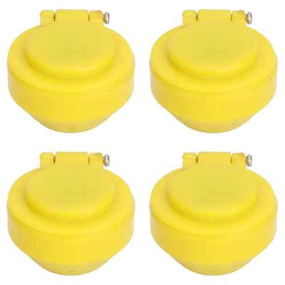 4pcs Eye Wash Spray Head Eyewash Station Spray Nozzle Replacement for Factory Laboratory
