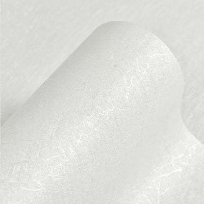 seonta White Silk Wallpaper Peel and Stick Self Adhesive Removable Embossed Vinyl Film Contact Paper for Cabinet Home Decoration Textured Shelf Paper