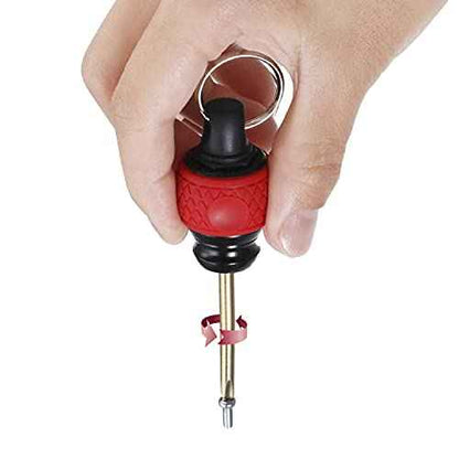 VESSEL Ball Grip Carrying Bit Holder (Red) QB22RU (1)