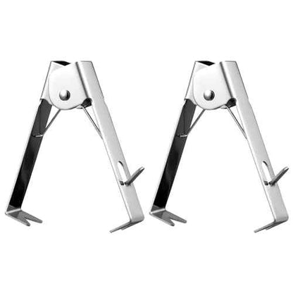 Gisafai 2 Pcs Rose Thorn Stripper Tool Thorn Remover Leaf Stripping Tool Stem and Leaf Remover Metal Flower Stripper for Outdoor Gardening Flower Arrangement Florist Supplies(Silver)