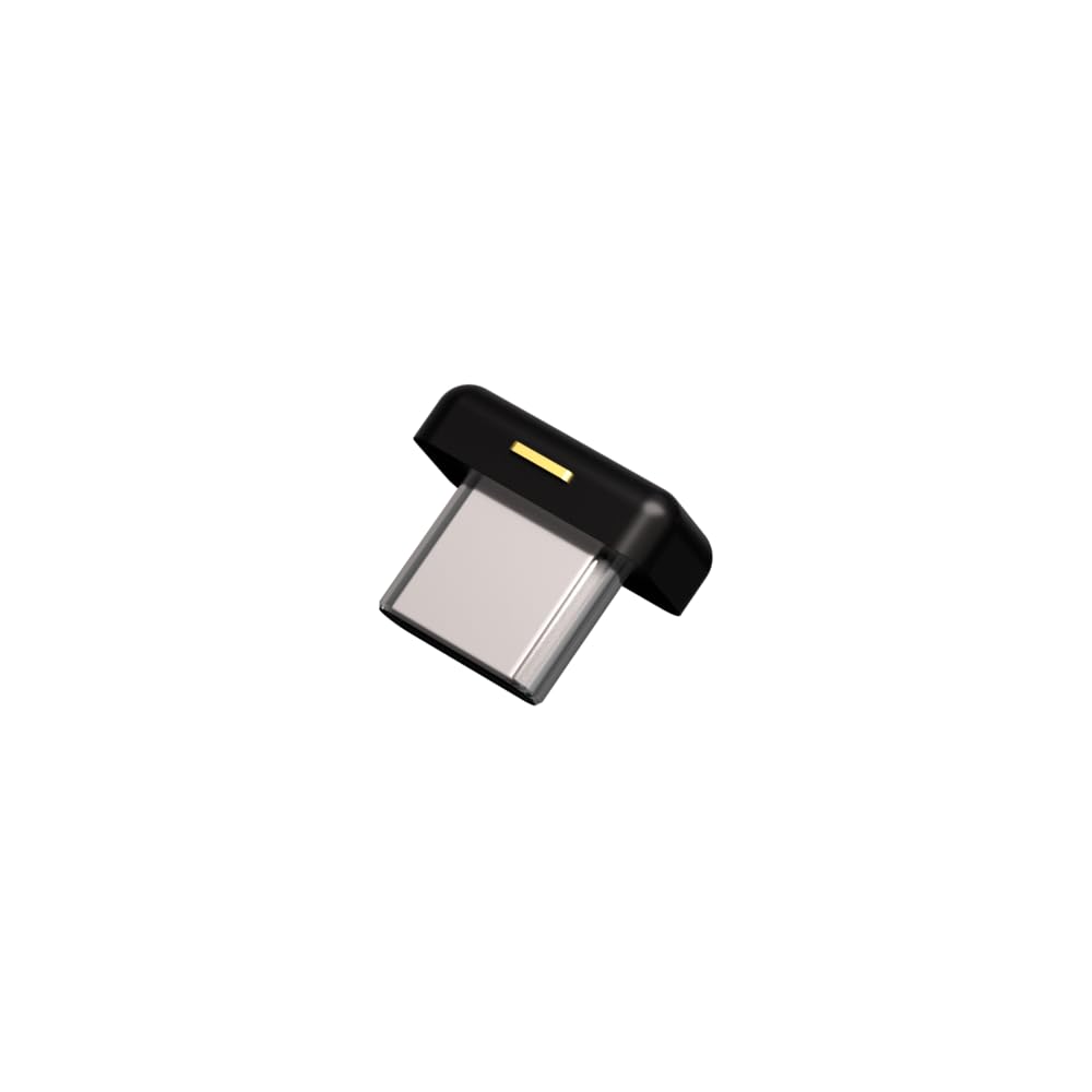 Yubico - YubiKey 5C Nano - Multi-Factor authentication (MFA) Security Key and passkey, Connect via USB-C, Compact Size, FIDO Certified - Protect Online Accounts