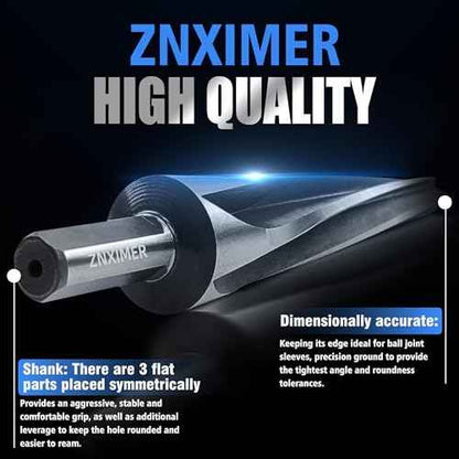 7 Degree Ball Joint Tapered Reamer Tie Rod for 1-1/2 inch Per Foot Tapered Ball Joint Reamer Made of 6542 High-Speed Tool Steel, Reamer Drill Bit Universal Reamer Tool Pipe Reamer