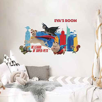 RoomMates RMK5263GM DC Super Pets Peel and Stick Giant Wall Decals