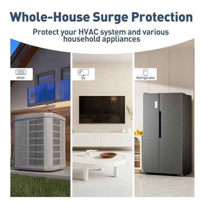 AG3000 HVAC Surge Protector 120/240V ? Universal Mini Split Surge Protective Device with TPMOV Technology, Type 4X Watertight Enclosure, LED Status Indicator, Comprehensive Surge Protection