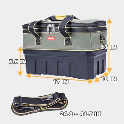 Tool Box, Innovative design with half plastic and half fabric, convenient for Tool storage and Portable tool box