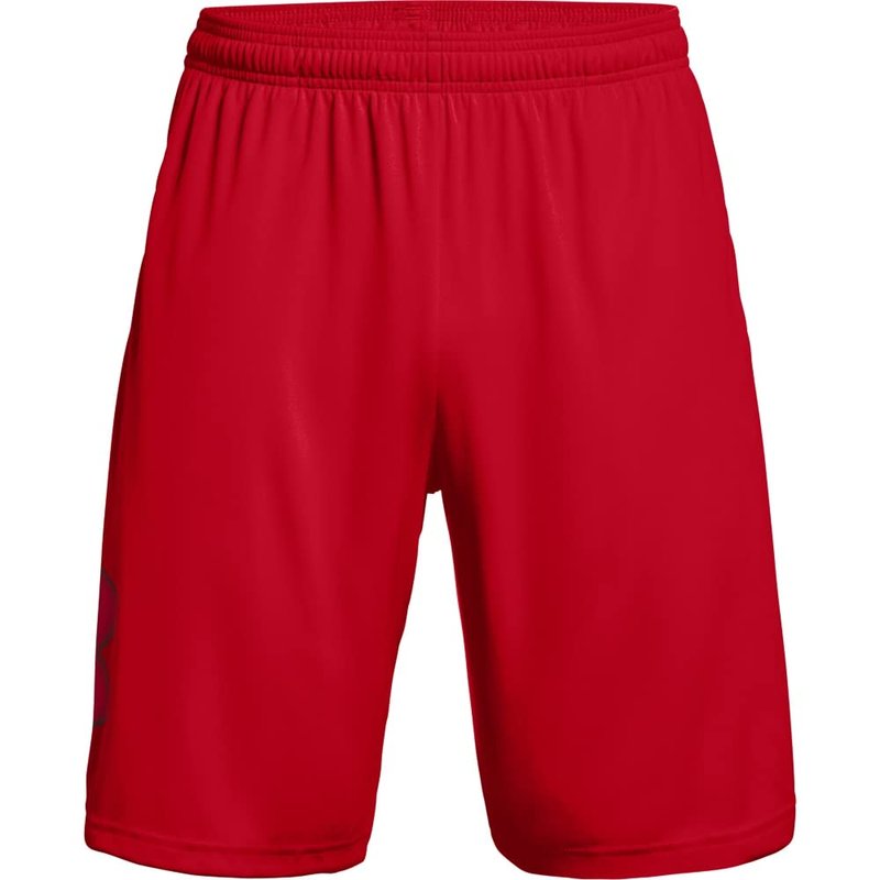 Under Armour Men's Tech Graphic 10" Shorts, Red (601)/Black, X-Small