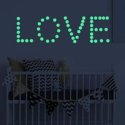 1 Sheet Glow in The Dark Wall Stickers,407 Pcs Removable Glow in Dark Dots Wall Decals,Adhesive Dots Luminous,Glow in The Dark Ceiling Stickers Decor,Realistic Starry Sky Wall Treatments and Supplies