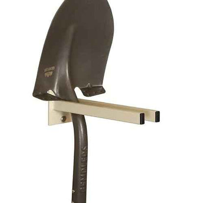 Gempler's Original Tool Rack for Shovels, Spades, Rakes, and Brooms, Steel, 12 in L x 1-1/2 in W x 4-1/2 in H (Black)