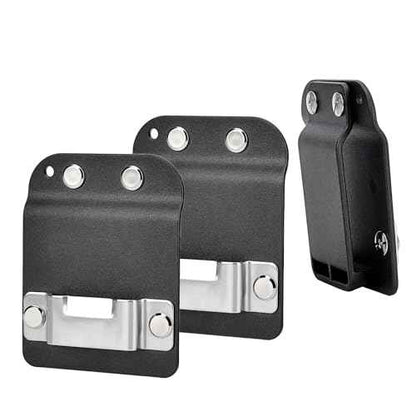 2 Pack TapeCatcher, Tape Measure Holder for Belt, Low-Profile Tape Measure Belt Clip, Fits up to 2" Tool Belt, Tape Accessories