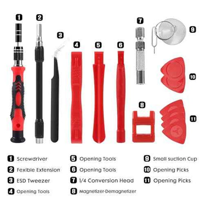 115 in 1 Precision Screwdriver Set - Micro Screwdriver Set, Computer Tool Kit Electronics Tool Kit for Phone Computer PC PS4 PS5 Repair