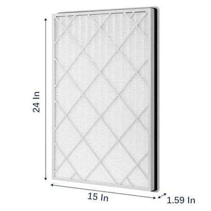 HE601 True HEPA Replacement Filter Compatible with Shark Air Purifier 6 Fan Model HE601 HE602 3-IN-1 HE6FKPET H13 True HEPA for Shark HE601 Air Purifiers