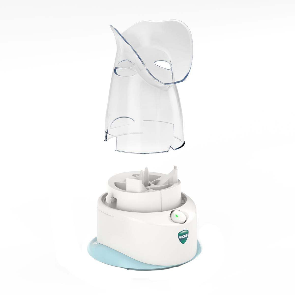 Vicks Personal Steam Inhaler for Targeted, Natural Steam Relief for Allergies, Congestion, Cough & Colds, and Sinus Irritation, Use with VapoPads - 1 Included