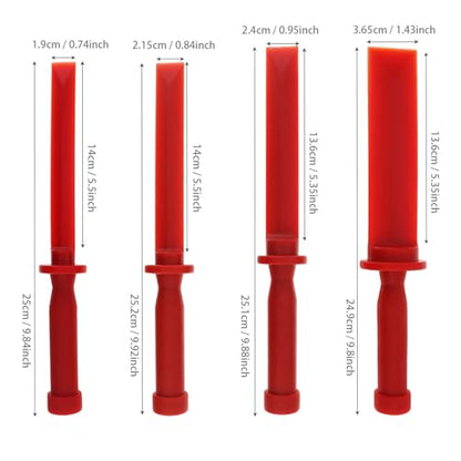 4Pcs Plastic Chisel Scraper Set, Plastic Scrapers Non Scratch, Scraper Remover Tool Kit