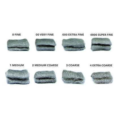 8 Pack #0000 Steel Wool 0320