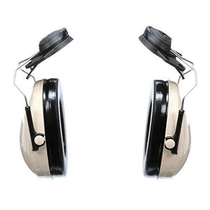 3M Optime 95 Beige And Black Helmet Mount Earmuffs