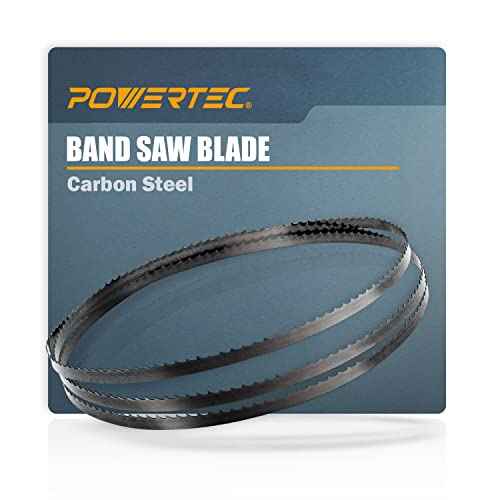POWERTEC 80 Inch Bandsaw Blades, 1/4" x 6 TPI Band Saw Blades for Sears Craftsman 12" Band Saw for Woodworking, 1 Pack (13191V)