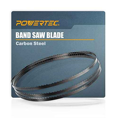 POWERTEC 80 Inch Bandsaw Blades, 1/4" x 6 TPI Band Saw Blades for Sears Craftsman 12" Band Saw for Woodworking, 1 Pack (13191V)