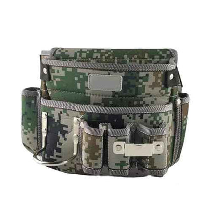 Oxford Cloth Waist Tool Bag with Belt Multiple Pocket Tool Pouch Electrician Tool Organizer Bag