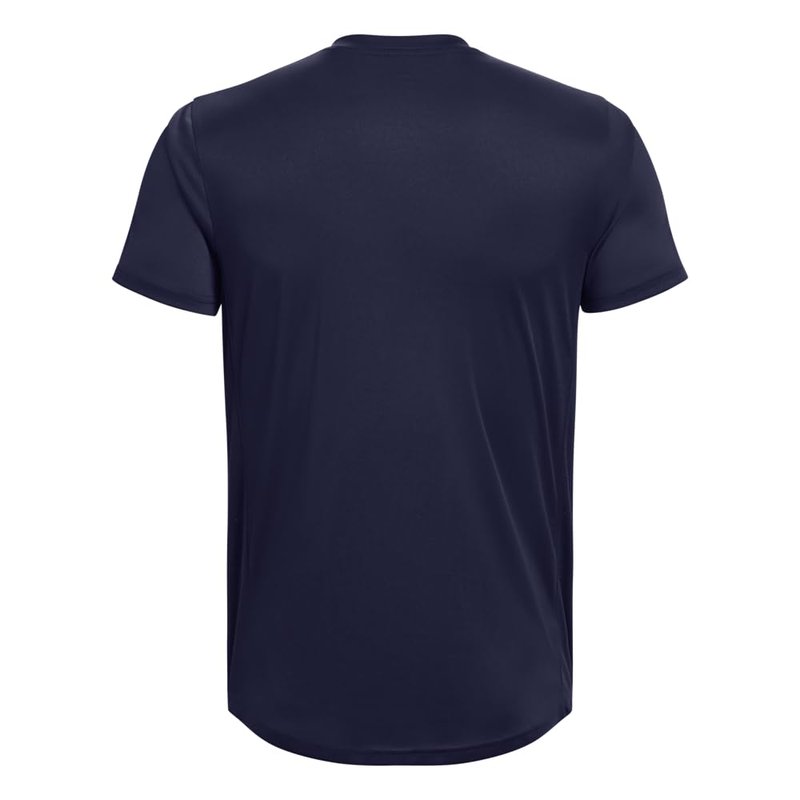Under Armour Men's Challenger Train Short Sleeve T Shirt, (410) Midnight Navy / / White, Large