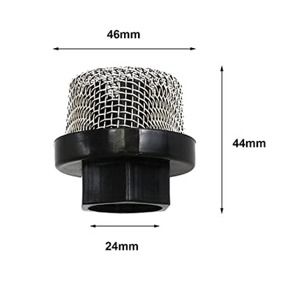 heyous Sprayer 1/2" Bulb Shape Sprayer Filter Screen 390/490 Suction Port Filter Suction Strainer