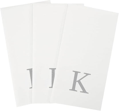 Luxenap 15.8 X 7.9 Inch Linen-Feel Guest Towels, 2000 Lettered Hand Towels