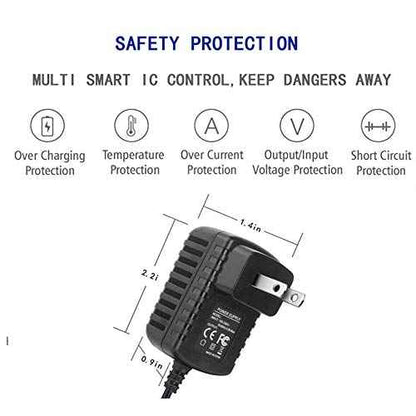Charger for Black and Decker Dustbuster Smartech Handheld Vacuum 90602522-01 N561340 HHVJ315JMF71 HHVJ315JD10 HHVK320J10 HHVK320JZ01 HHVK320J61 Power Cord