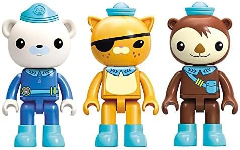 Building Block Ocean Adventure Octonauts GUP-X Launch and Rescue Vehicle &amp Barnacles Shellington Kwazii 395pcs Building Brick Set-No Package Box