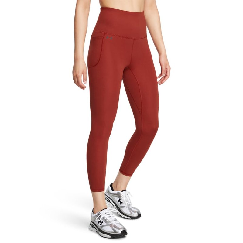 Under Armour Womens Motion Ultra High Rise Ankle Legging, (840) Earthen Orange / / Black, XX-Large Tall