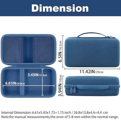 khanka Stroage Case for HALO Bolt Ultimate 2.0/HALO Bolt Air +1750 Portable Car Battery Jump Starter,Case Only (Blue)