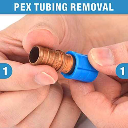iCrimp ICP-CT02 PEX Crimp Fitting Removal Tool for Removing 1/2-in, 3/4-in, 1-in PEX Copper Crimp Rings & Stainless Steel Cinch Clamps