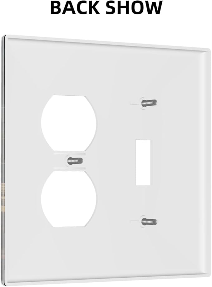 Decorative Art Light Switch Covers Sunburst Over the Wilderness 2 Gang Single Toggle Duplex Combination Electrical Faceplate Switchplate Wall Plate for Home Decor