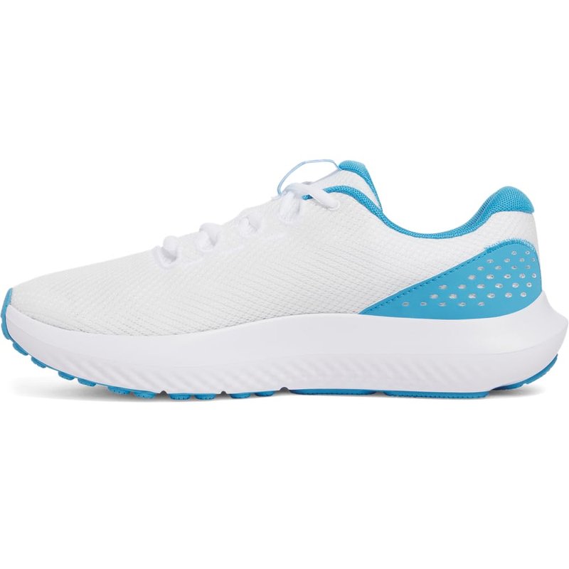 Under Armour Men's Charged Surge 4, (110) White/Ether Blue/Ether Blue, 11, US