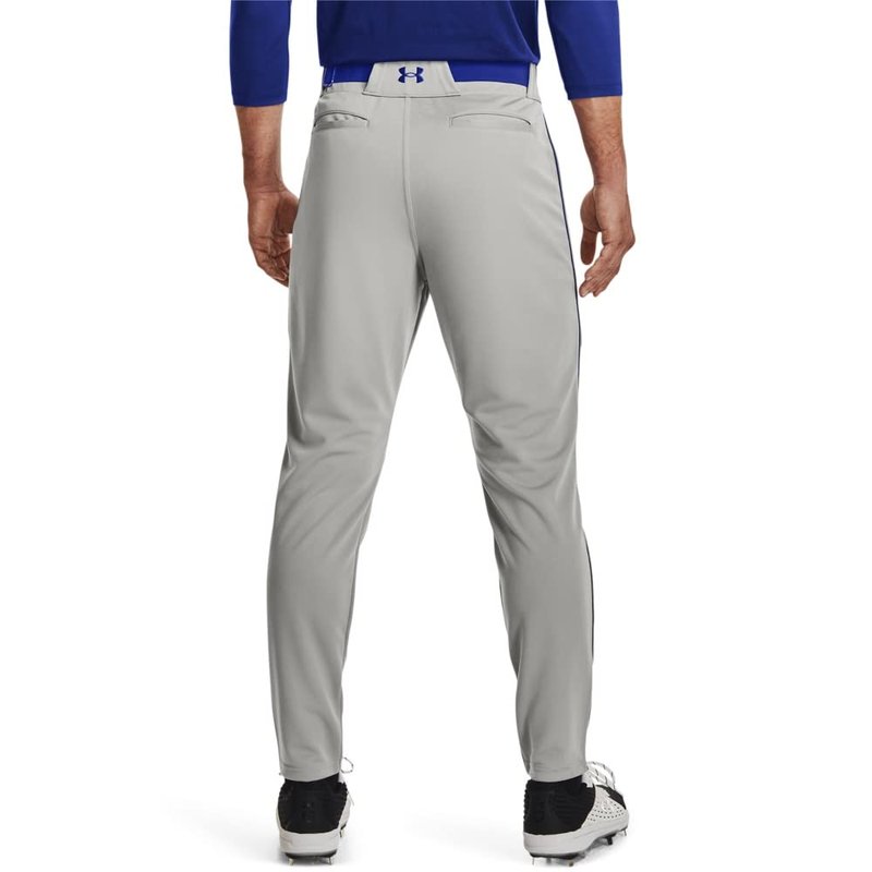 Under Armour Men's Utility Baseball Straight Leg Pant Pipe 22, (081) Baseball Gray/Royal/Royal, Medium