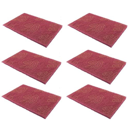 Litoexpe 6 Pcs 7447 Fine General Purpose Scuff Pads Sanding Hand Pads for Paint Prep, Scuffing, Scouring, Sanding