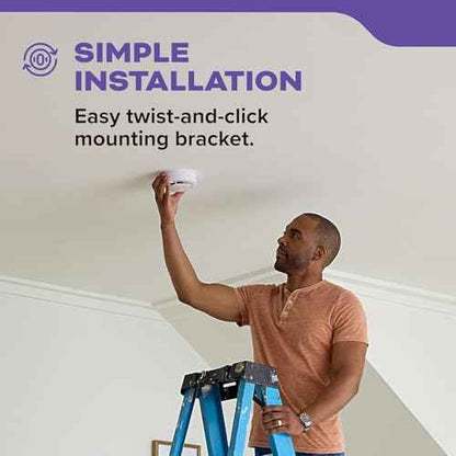Kidde Smoke Alarm SMACFEX, 120V Hardwired with Battery Backup I4618AC Replacement (21033081)