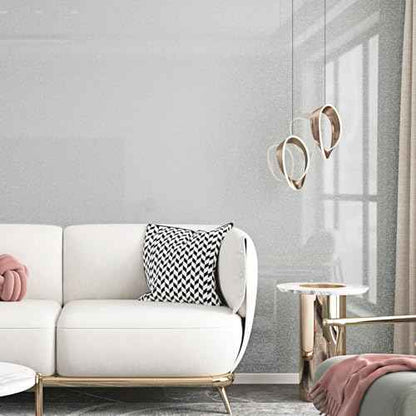 Glossy Grey Contact Paper for Cabinets Desk Liners Peel and Stick Countertops Shiny Grey Wallpaper Self Adhesive Glitter Contact Paper Waterproof Wallpaper for Bathroom Walls Vinyl Film