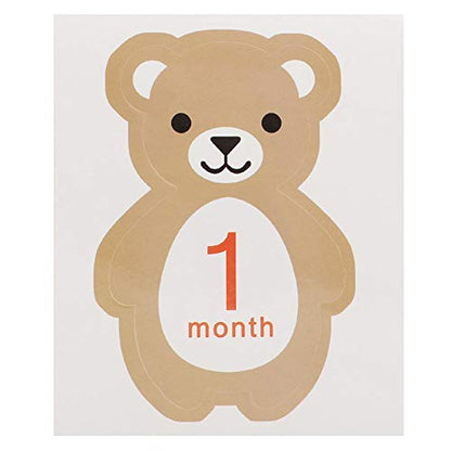 12pcs Baby Sticker, Gender Neutral Monthly Stickers for Baby boy or Girl, Create Beautiful Memories with Our Cute Animal Designs