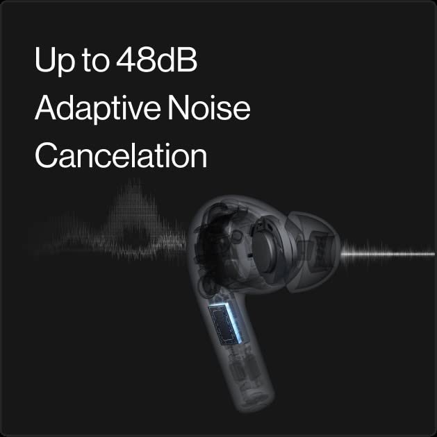 OnePlus Buds Pro 2, Arbor Green, Audiophile-Grade Sound Quality Co-Created with Dynaudio, Best-in-Class ANC, Immersive Spatial Audio, Up to 39 Hour Playtime with Charging case, Bluetooth 5.3