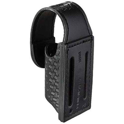 Safariland Duty Gear Bianchi 38-4-48HS: Mace Holdertop Flap, STX Basket Weave, Black