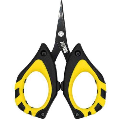 Beyond Fishing - 4.5¡± Fishing Scissors for Braided Line, Stainless Steel with Serrated Blades, Non Slip Grip, Large Finger Holes Fishing Line Cutter